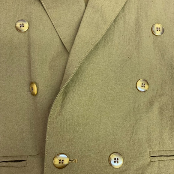 Vintage 80’s Touch USA Brown Double Breast Sport Coat Size Large - Picture 5 of 7